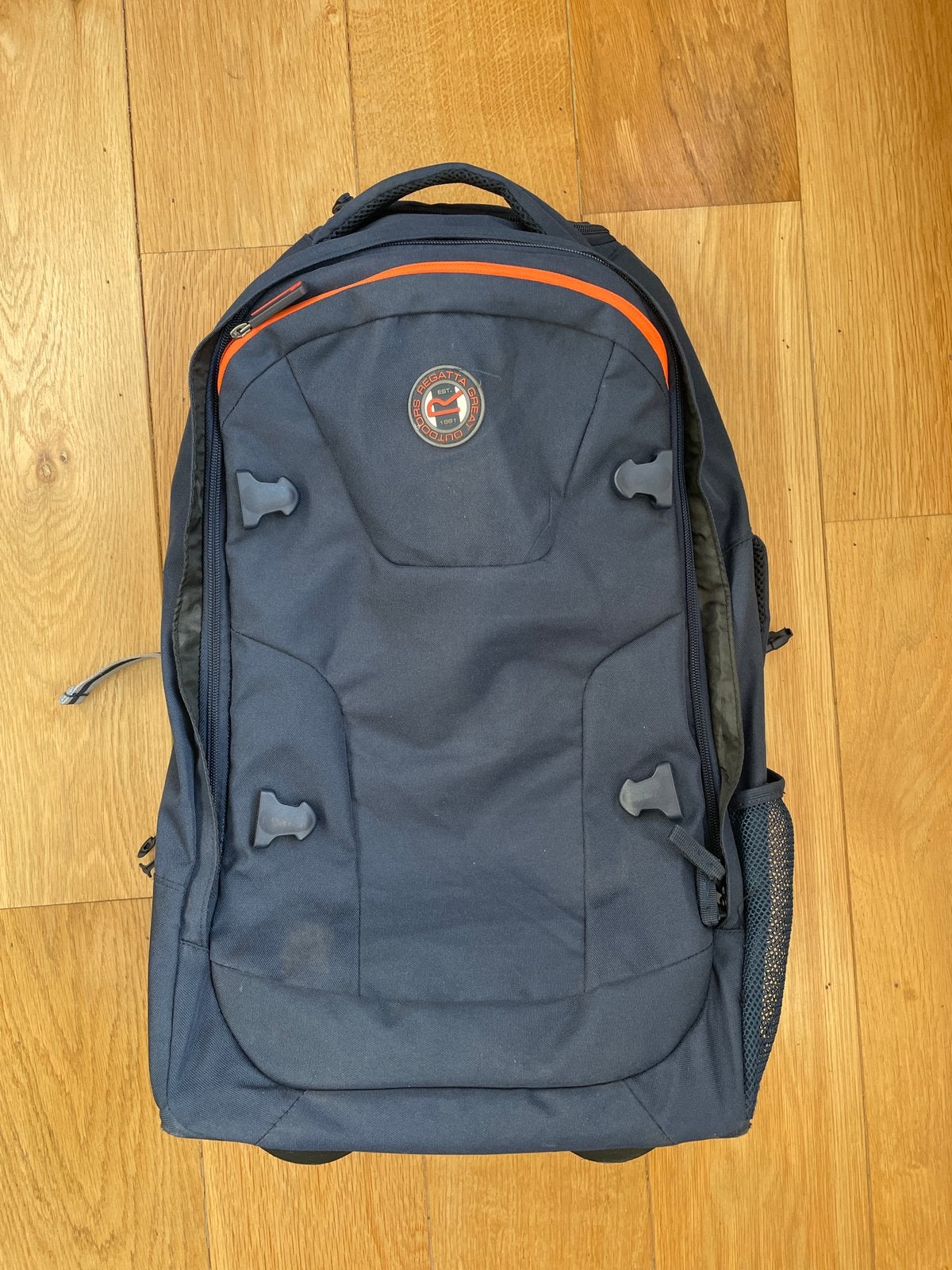 Regatta trolley rugzak met wieltjes, navy blauw, Ophalen of Verzenden, Zo goed als nieuw
