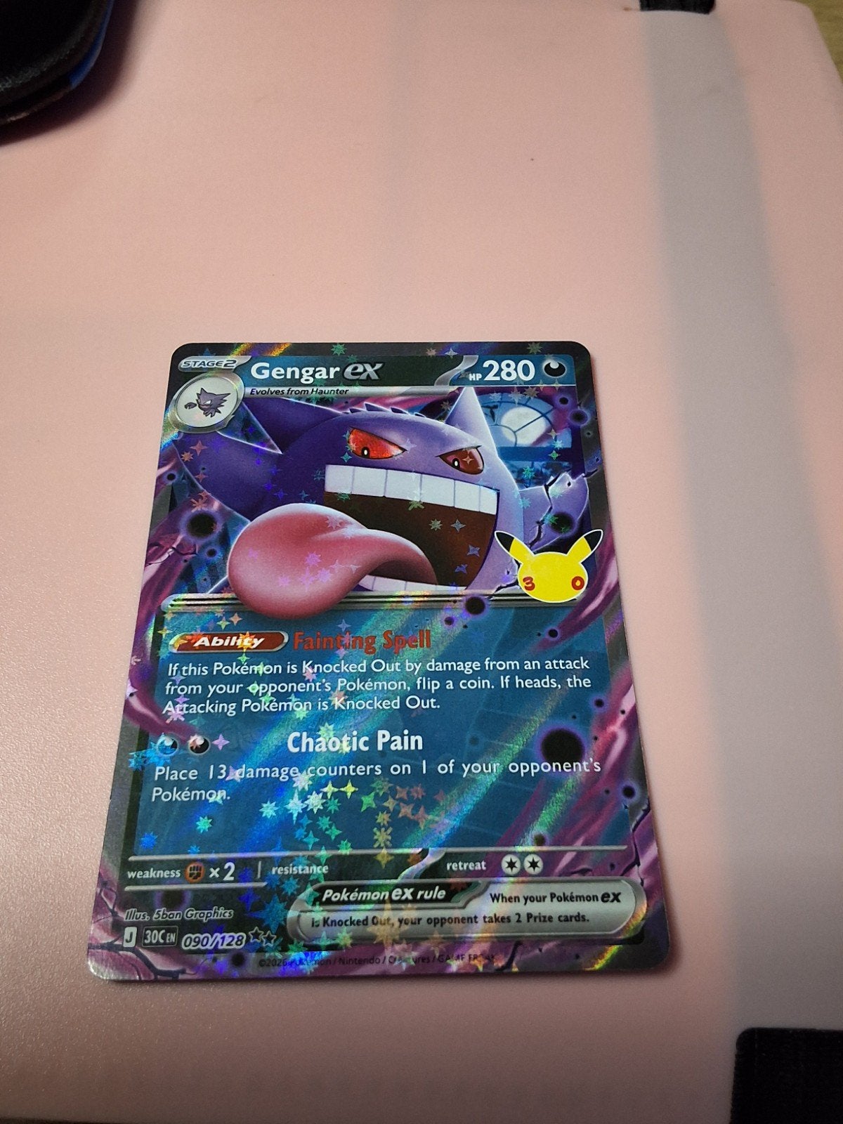 Gengar ex 090/128 - 30e célébration, Enlèvement