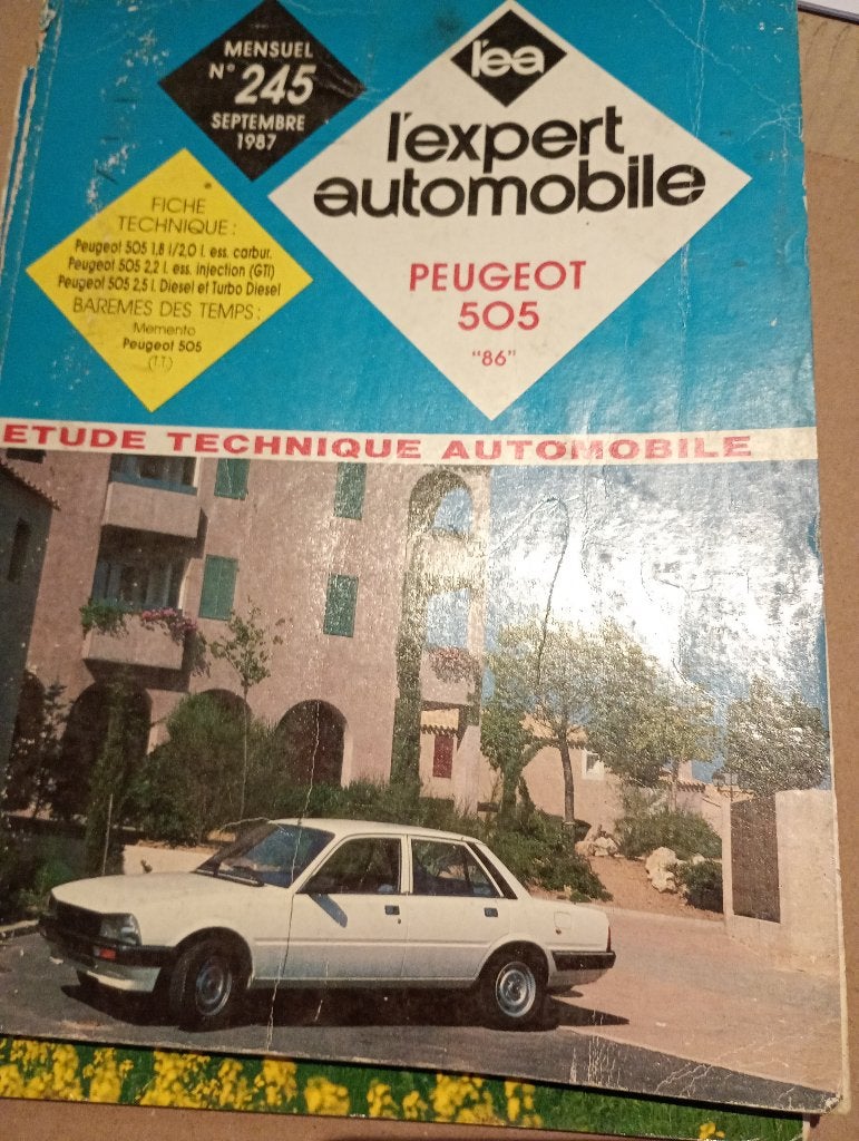 revue technique peugeot 505 de 1986-1987, Enlèvement ou Envoi