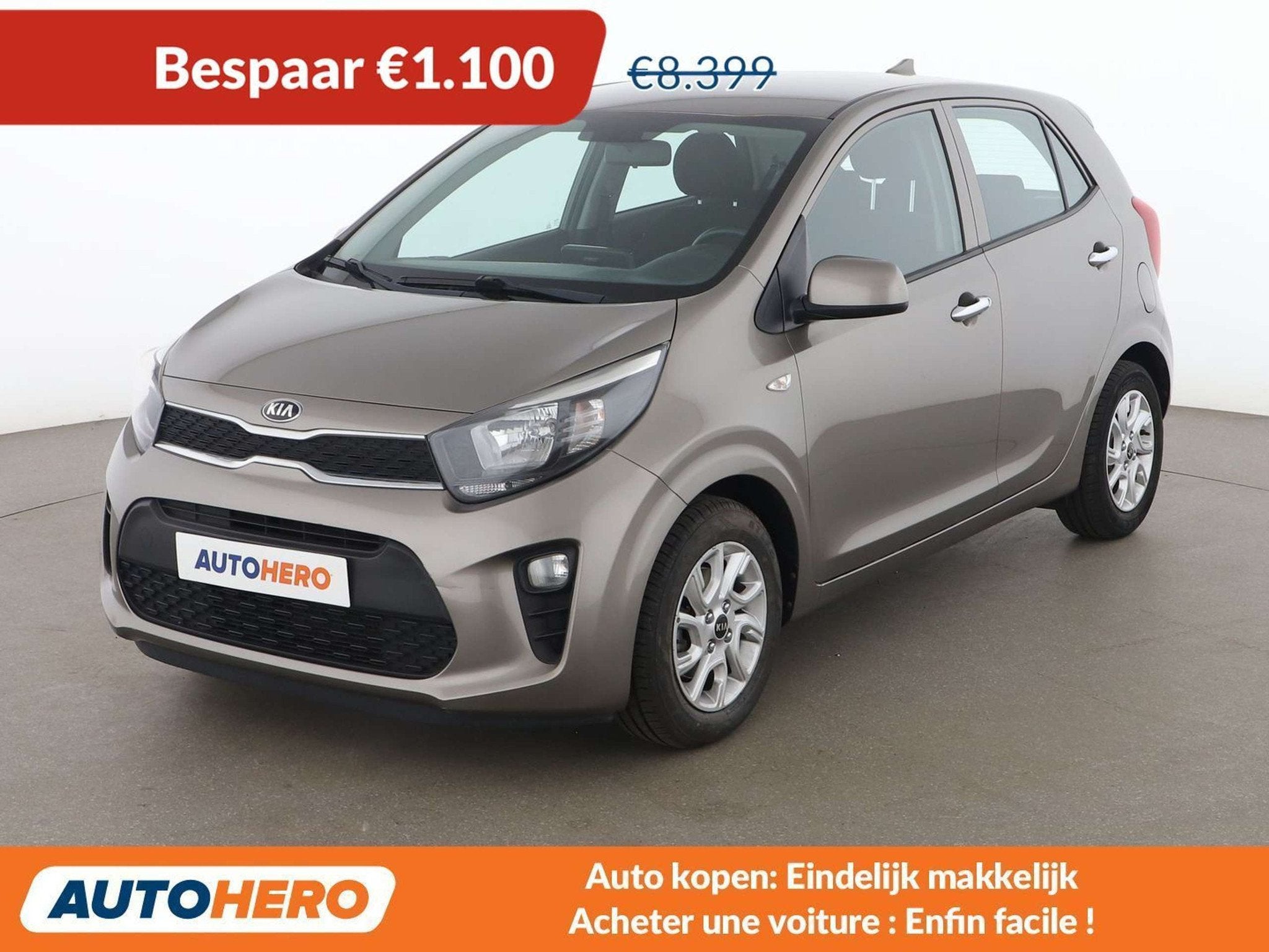 Kia Picanto 1.0 Attract (bj 2019), Auto's, Kia, Voorwielaandrijving, Stof, Gebruikt, https://public.car-pass.be/vhr/640fb39f-18dc-4737-b2fa-a988e48f3cc9