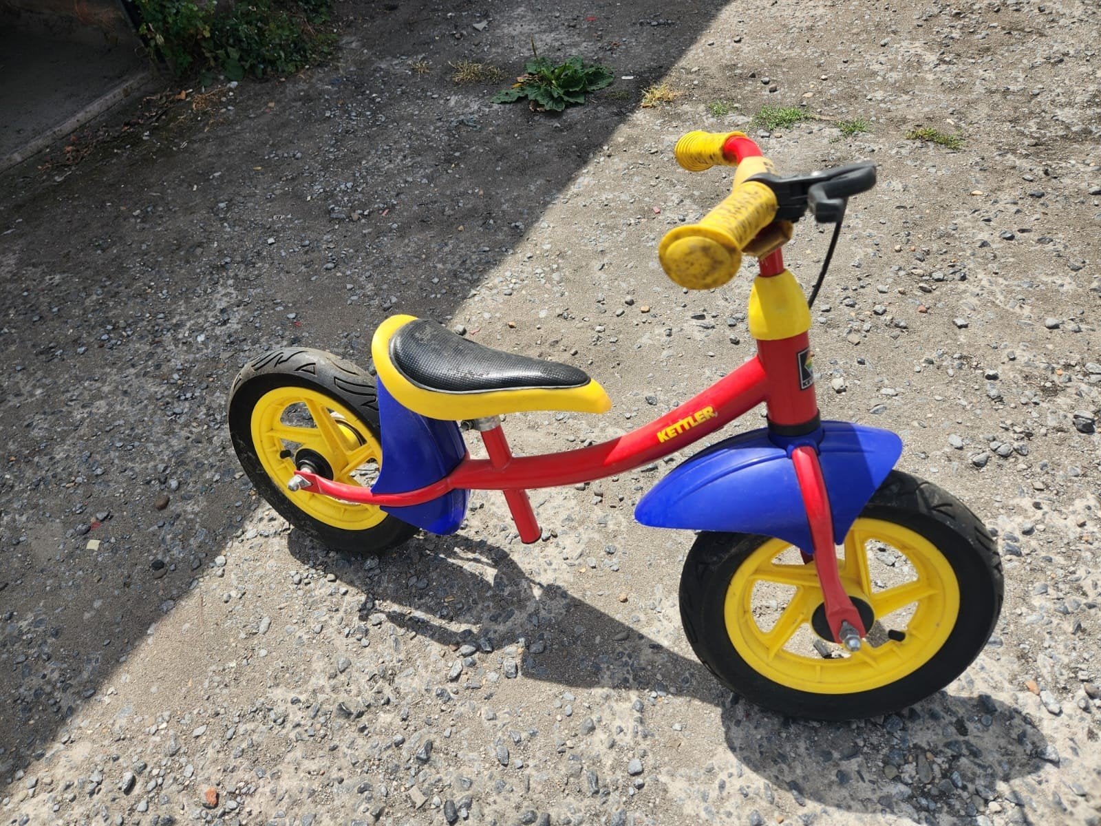 Kettler loopfiets, Ophalen