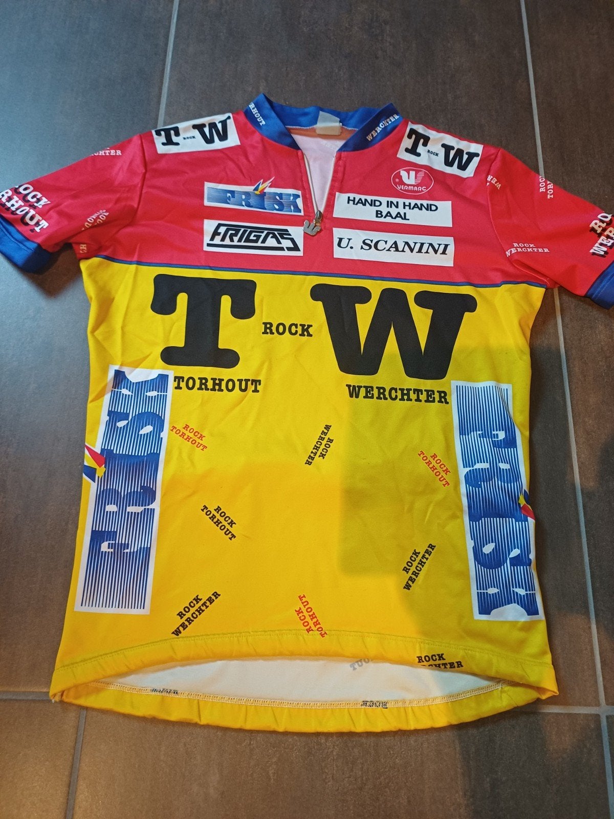 vintage wielershirt jaren 80, Torhout-Werchter, Enlèvement ou Envoi