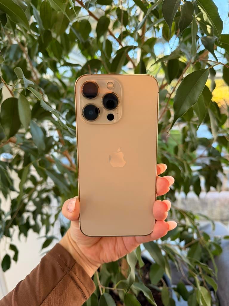 Iphone 13 pro gold, Telecommunicatie, Mobiele telefoons | Hoesjes en Screenprotectors | Apple iPhone, Ophalen, Gebruikt, IPhone 13 Pro