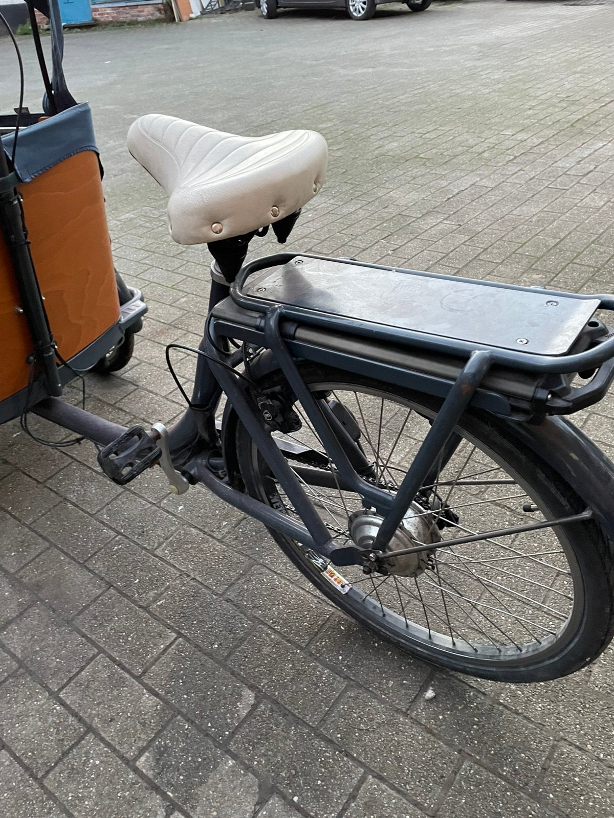 Bakfiets  baboe, Ophalen, Gebruikt