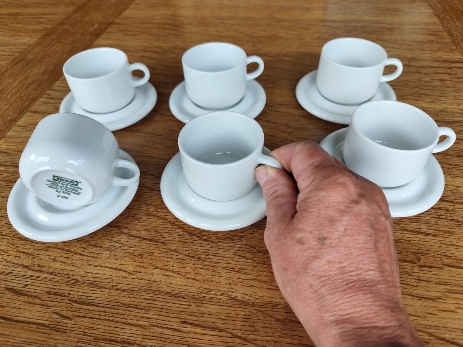 rondo expresso d'Ikea, Enlèvement ou Envoi, Comme neuf, Porcelaine, Tasse et/ou soucoupe