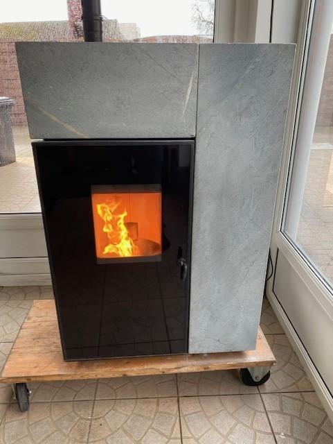 Pellelkachel Rika Topo 10 kw, Enlèvement