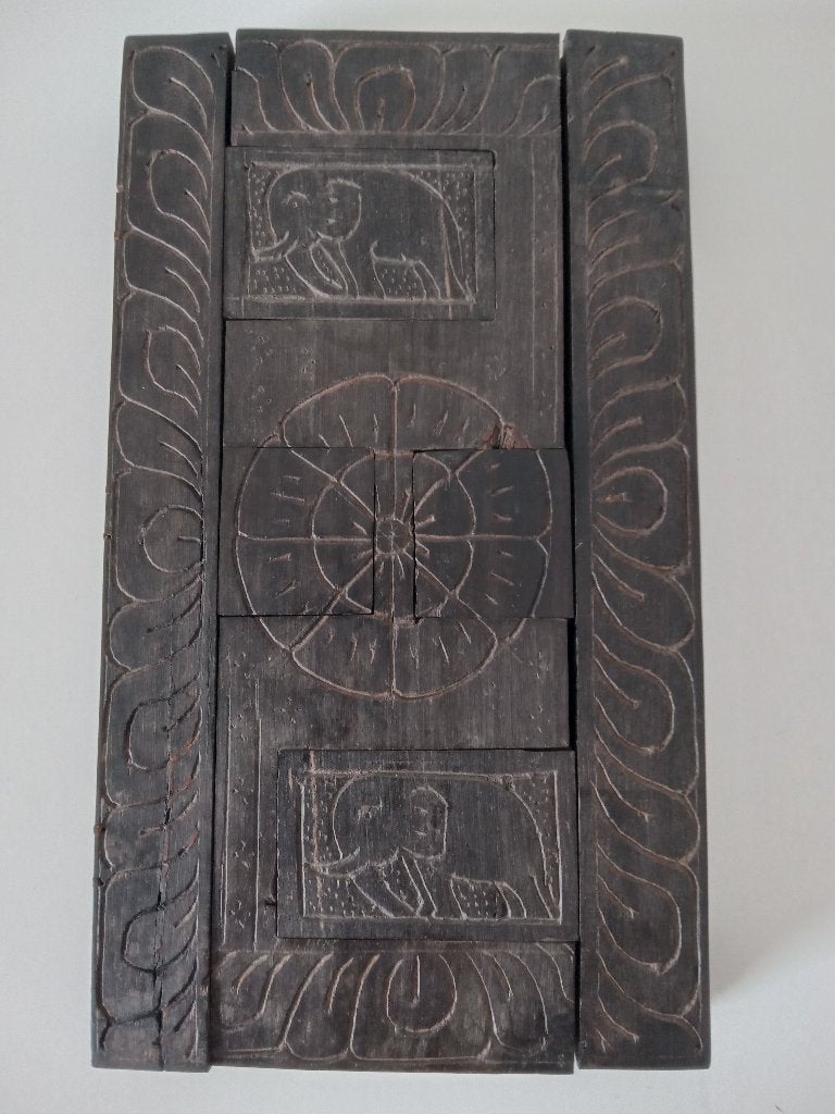 Boite magique, 20 cm, Brun, Bois, Boîte