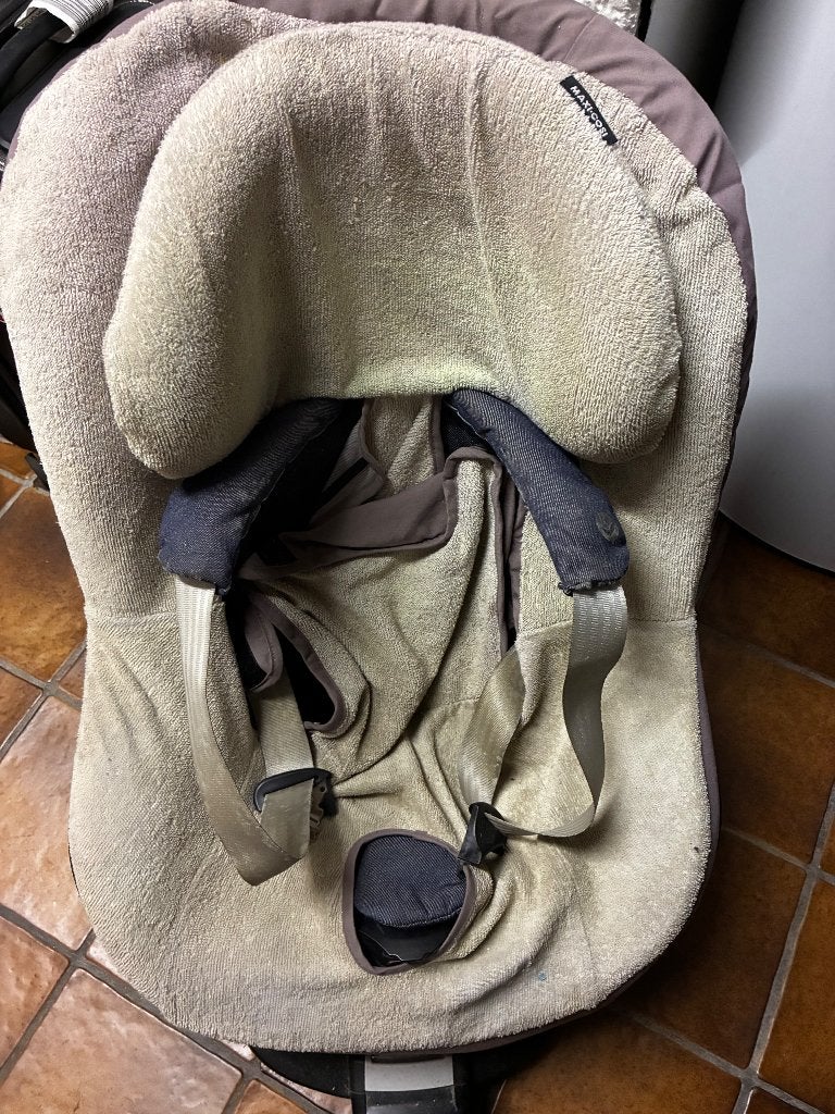 2 way fix autostoel met hoes, Kinderen en Baby's, Gebruikt, 0 t/m 18 kg, Isofix, Maxi-Cosi
