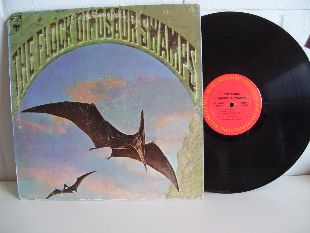 THE FLOCK  dinosaur swamps, 12 pouces, Progressif, Pressage original, Enlèvement ou Envoi