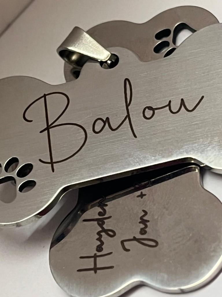 Naamlabel (dogtag) voor huisdieren, Boeken, Ophalen of Verzenden, Nieuw, Honden