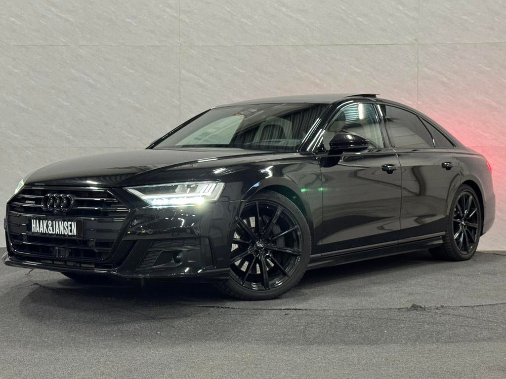 Audi A8 55 TFSI Quattro Pro S Line 340PK Panoramadak HUD *BE, Auto's, Automaat, 4 deurs, Zwart, Leder