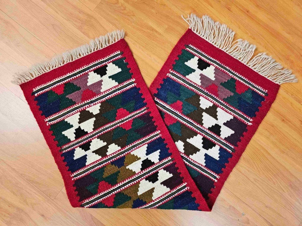 Kelim loper 113/38 cm, Verzenden, Gebruikt, Meerkleurig, Overige stijlen
