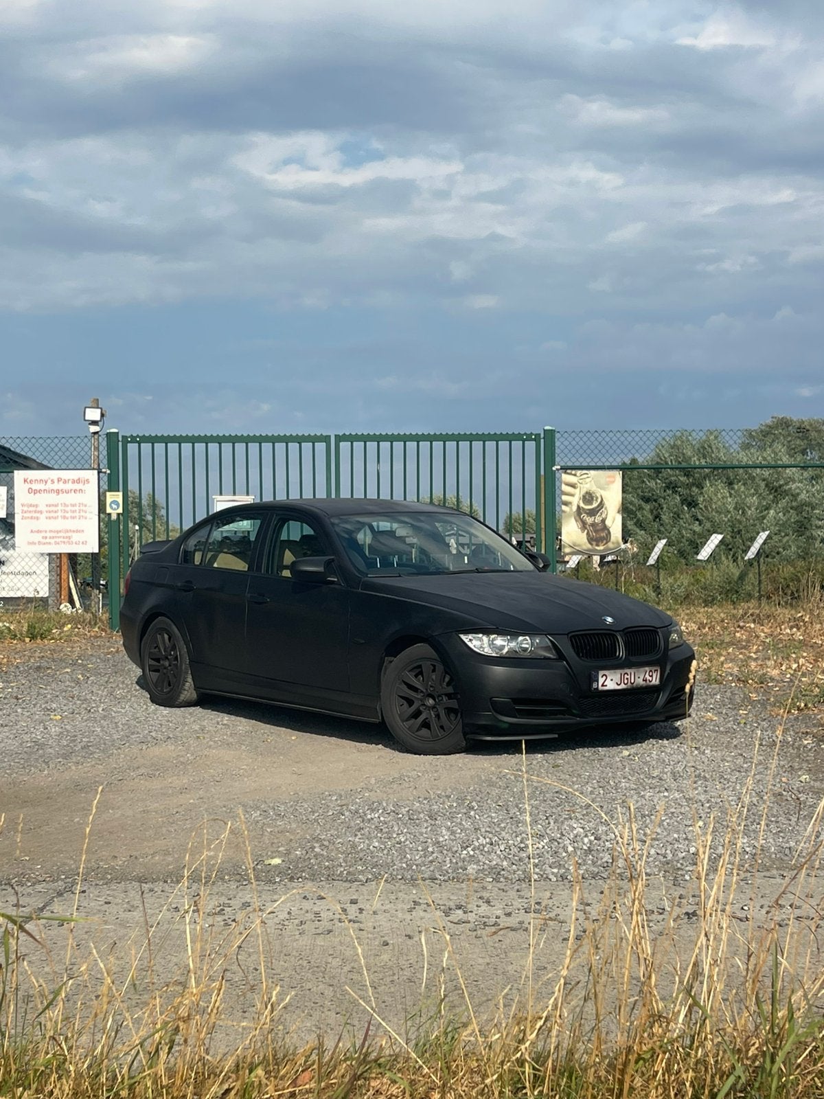 Bmw 320i 2009 LCI, Auto's, Achterwielaandrijving, Zwart, 4 cilinders, Zwart