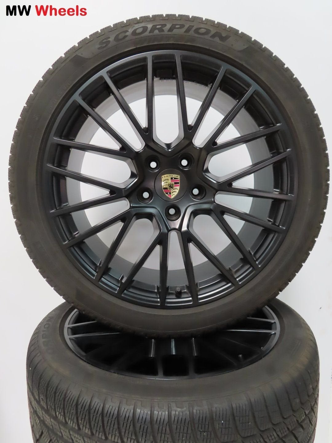 Originele Porsche Cayenne Coupe 21 inch velgen winterbanden, Auto-onderdelen, Banden en Velgen, Gebruikt, -, 275 mm, -