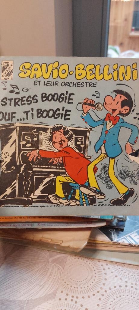 Vinyle 45 tours Savio Bellini stress boogie oufti boogie, Enlèvement