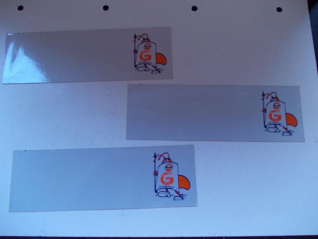 Gulf Stickers, Verzamelen, Ophalen of Verzenden, Zo goed als nieuw, Merk