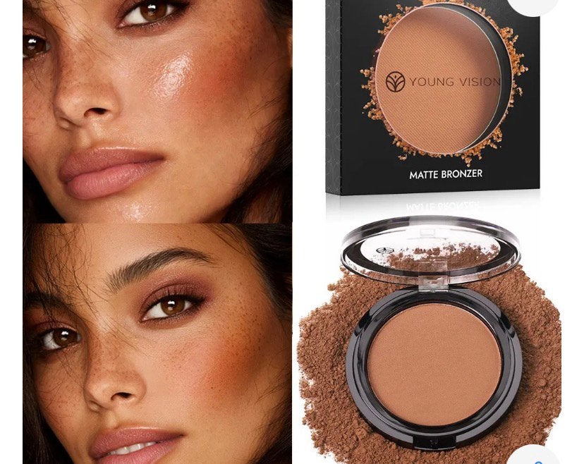 Young Vision Matte Bronzer - Nieuw in verpakking, Bruin, Gehele gezicht, Nieuw, Ophalen of Verzenden
