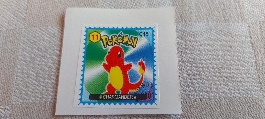 Timbre Pokemon Rare Limité Charmander, Enlèvement ou Envoi, Neuf, Autres types