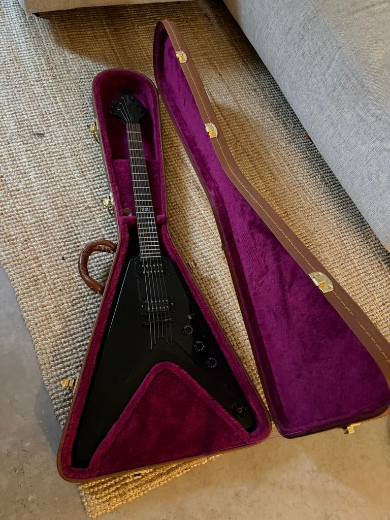 Epiphone Flying V Goth 2002, Musique & Instruments, Instruments à corde | Guitares | Électriques, Enlèvement, Comme neuf, Epiphone