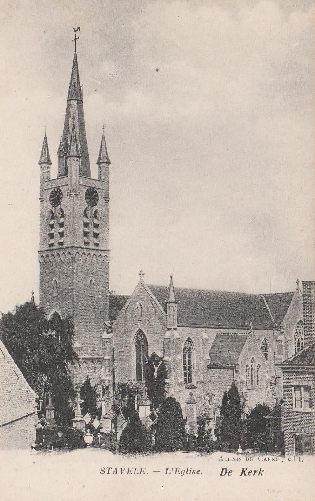 Stavele, Ophalen of Verzenden, 1940 tot 1960, Ongelopen, West-Vlaanderen