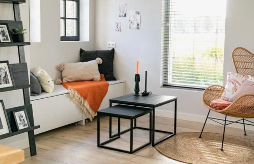 2 salontafels, Moins de 50 cm, Modern strak, Synthétique, Enlèvement