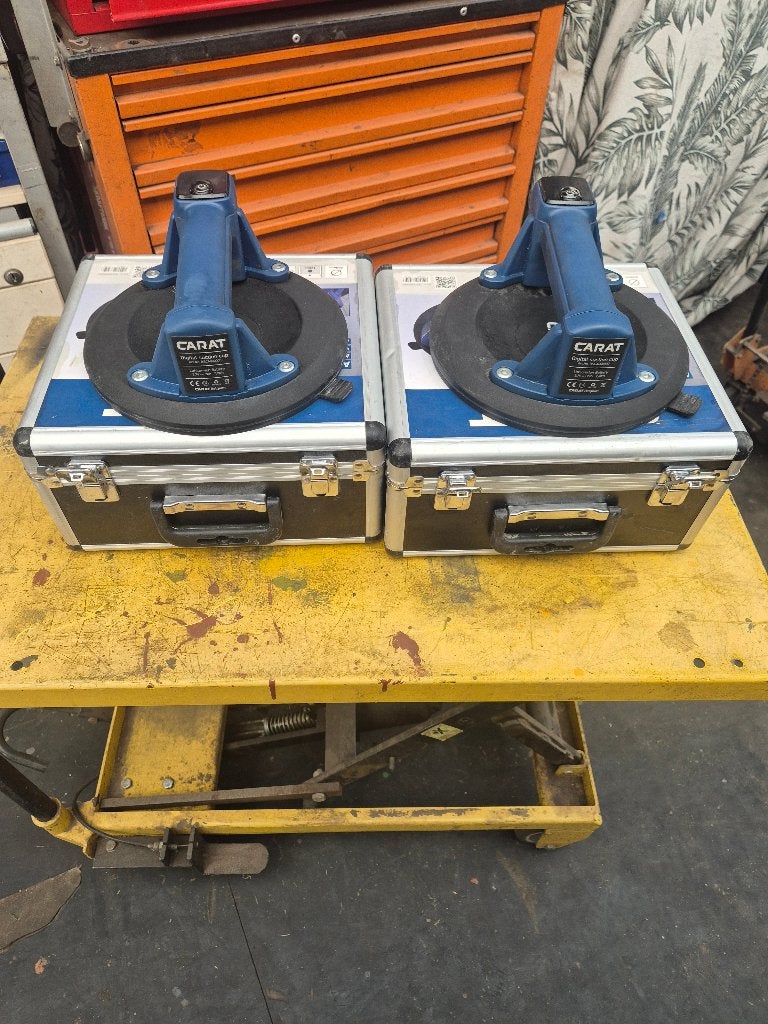 Carat Digitale Zuignap Ø200 mm tot 130 kg ( 2 stuks), Ophalen of Verzenden, Zo goed als nieuw