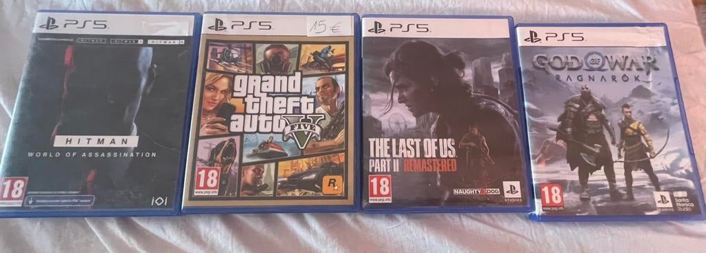 Ps5 games/spelletjes, Enlèvement, Comme neuf