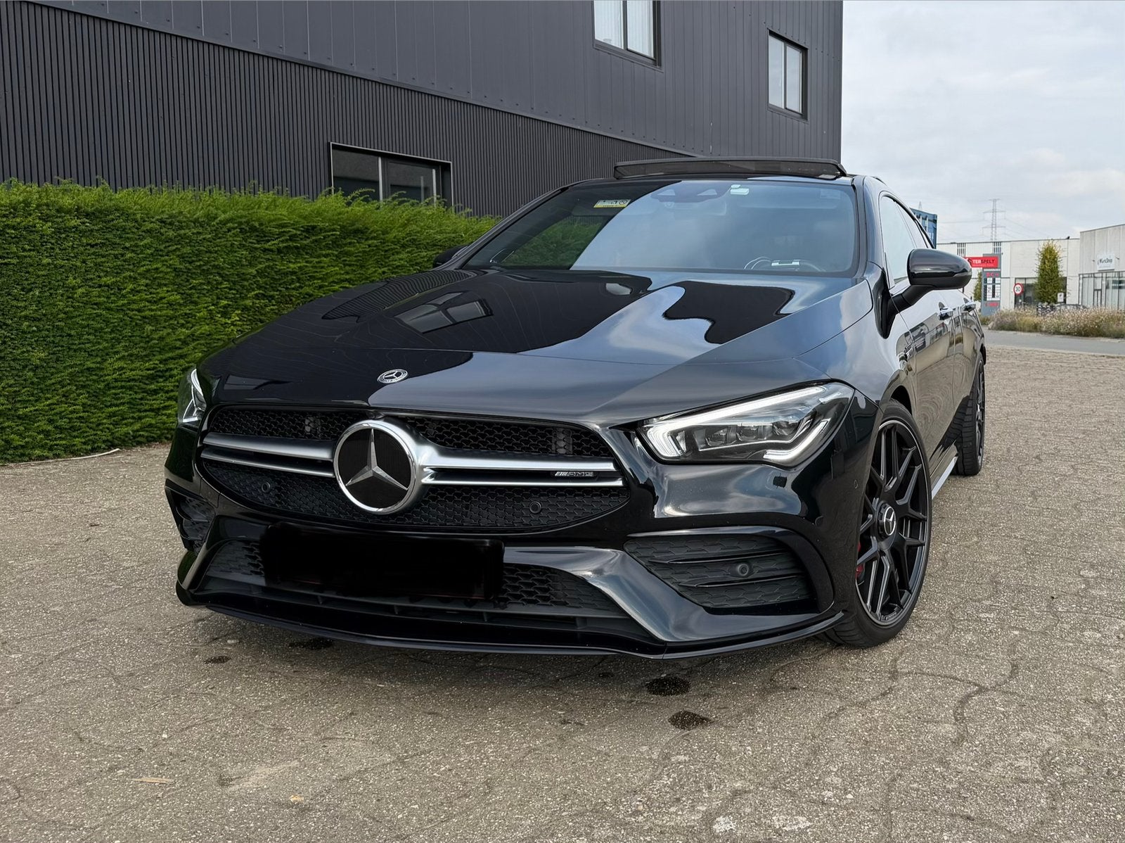 Mercedes CLA 35 AMG, Auto's, Automaat, CLA, Zwart, Verwarmde buitenspiegels