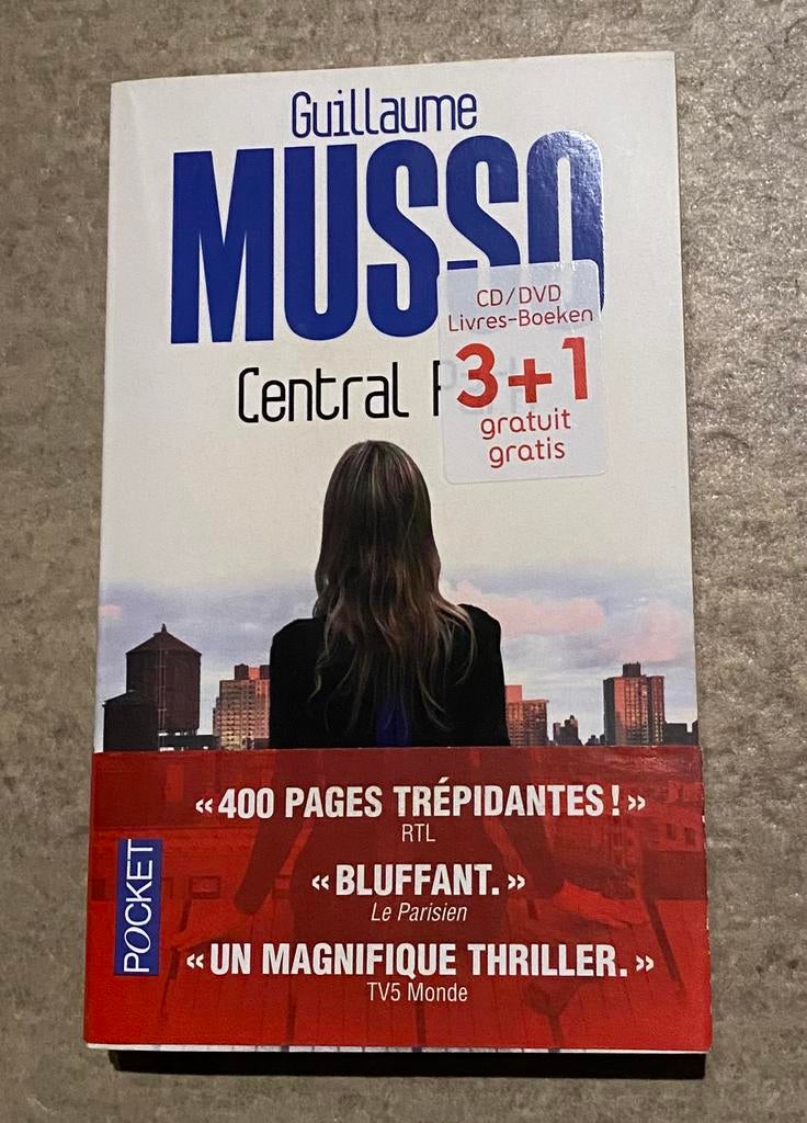 Boek „Central Park” Guillaume Musso, Ophalen, Zo goed als nieuw, België