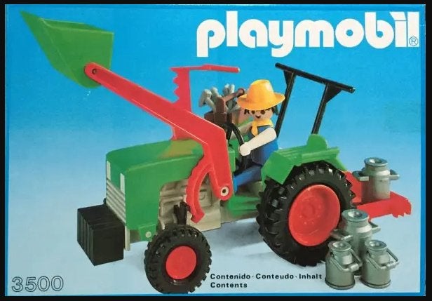 Playmobil 3500 Tractor, Ophalen of Verzenden, Gebruikt, Complete set