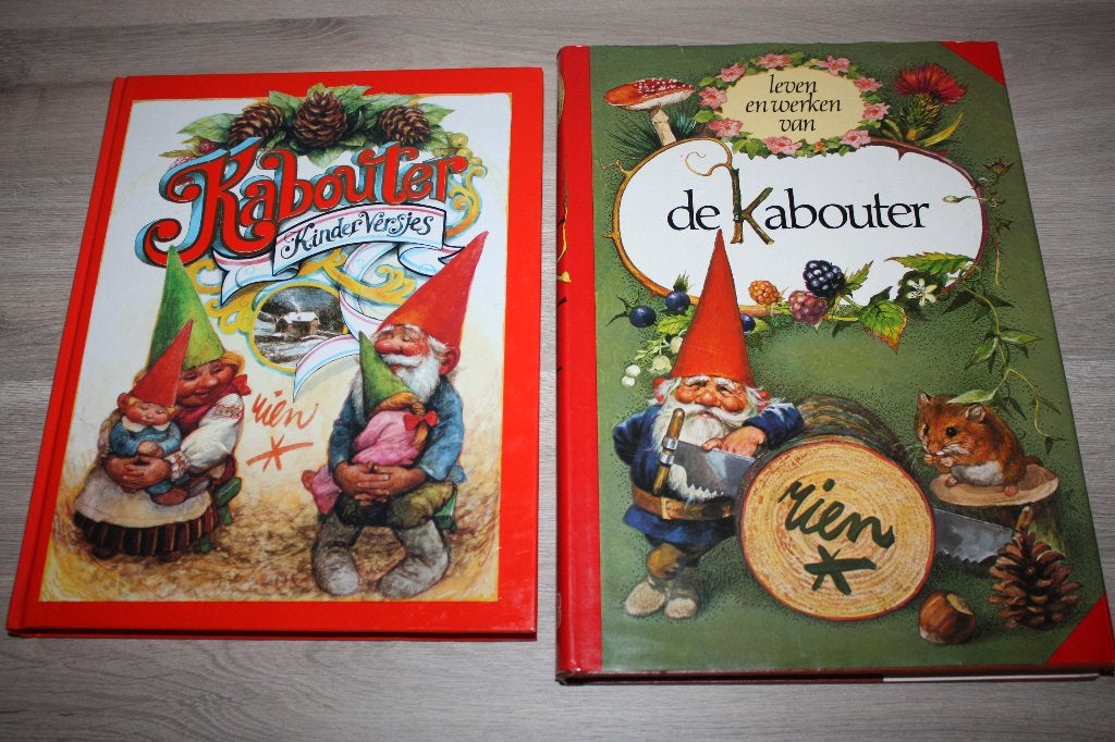 Rien Poortvliet 2 boeken, kinderversjes , leven v d kabouter, Peinture et dessin, Enlèvement ou Envoi, Rien Poortvliet, Comme neuf