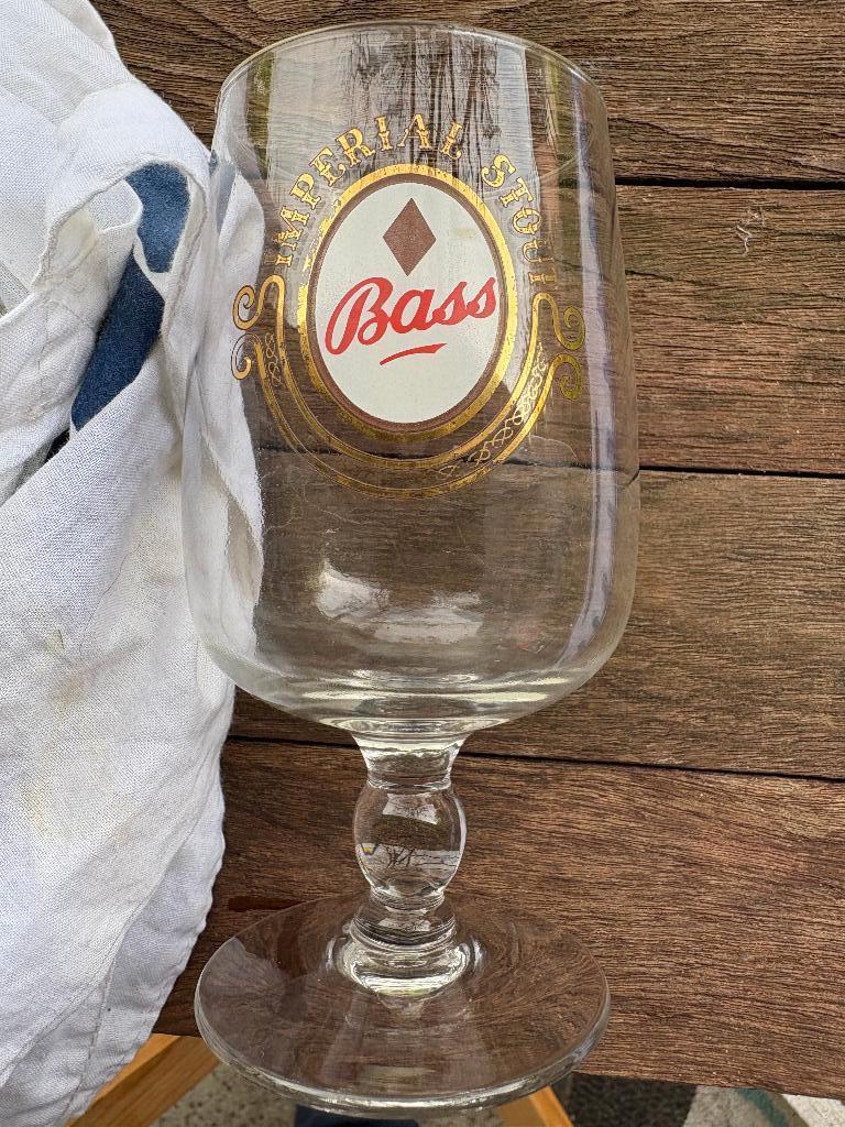 Bass Imperial Stout, Verzamelen, Biermerken, Ophalen of Verzenden, Gebruikt, Glas of Glazen, Overige merken
