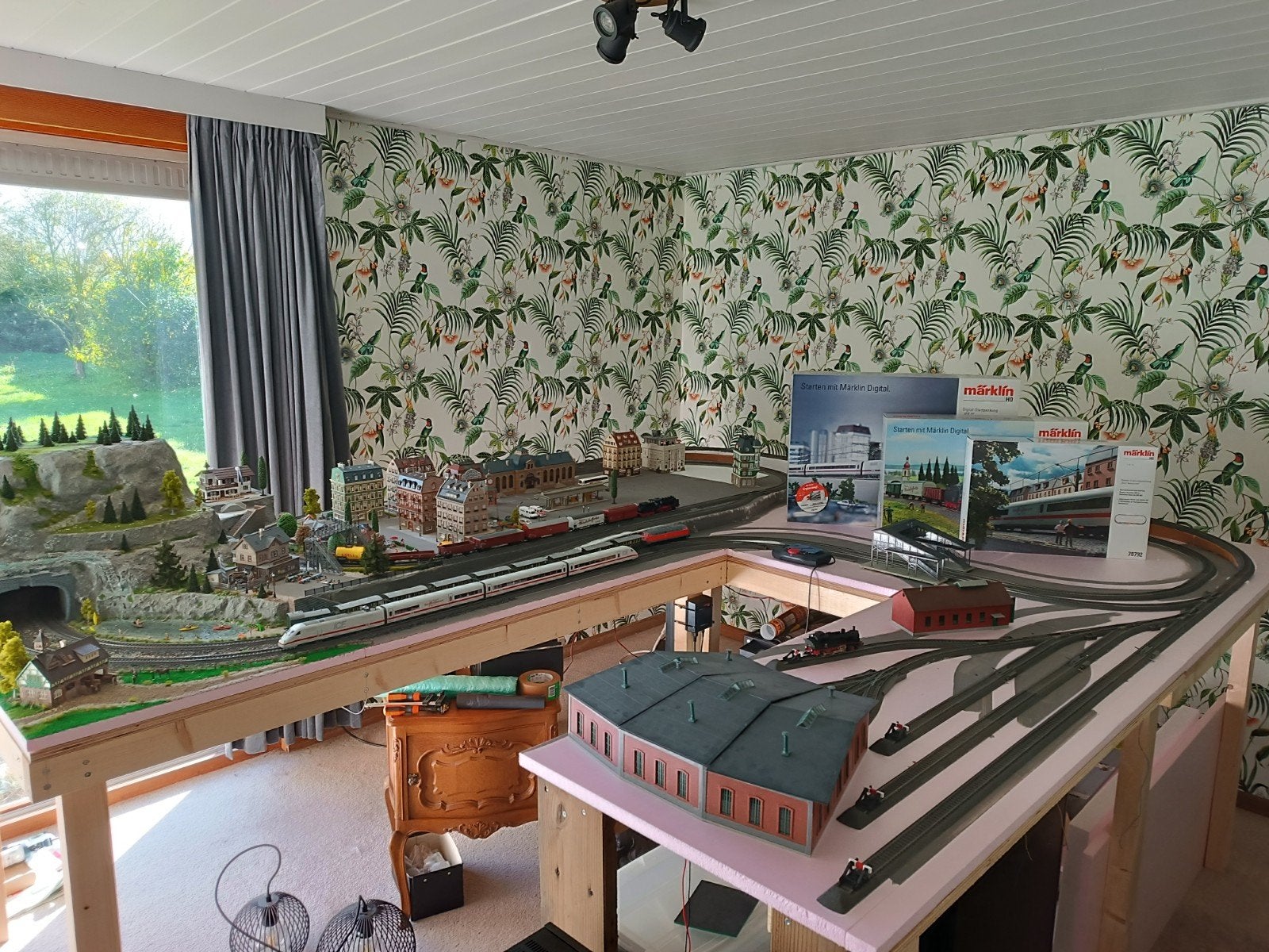 Märklin HO digitale treintafel (nog verder af te werken), Hobby & Loisirs créatifs, Enlèvement, Neuf, Set de Trains, Märklin