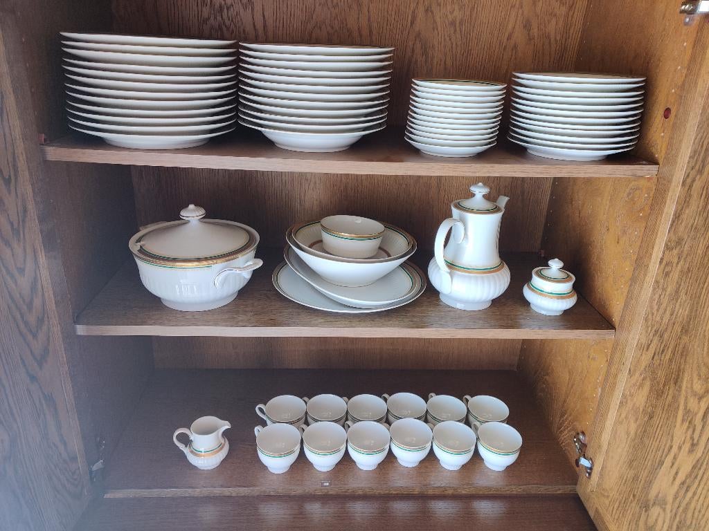 Compleet eetservies, Ophalen