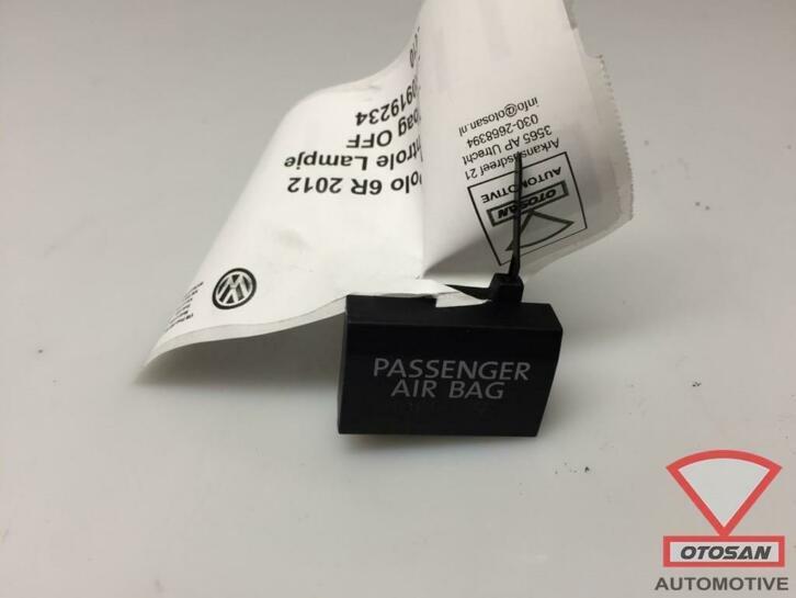 vw polo 6r controle lampje airbag off 6r0919234, Auto-onderdelen, Gebruikt, Volkswagen, Volkswagen AG, Vw@volkswagen.de