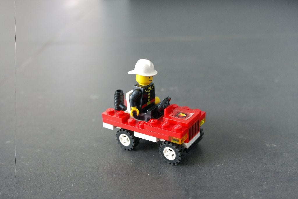 lego fire chief's car n 6612, Ophalen of Verzenden, Zo goed als nieuw, Lego