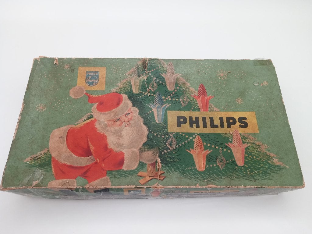 Mooie vintage Philips kerstverlichting - 14V, Ophalen of Verzenden