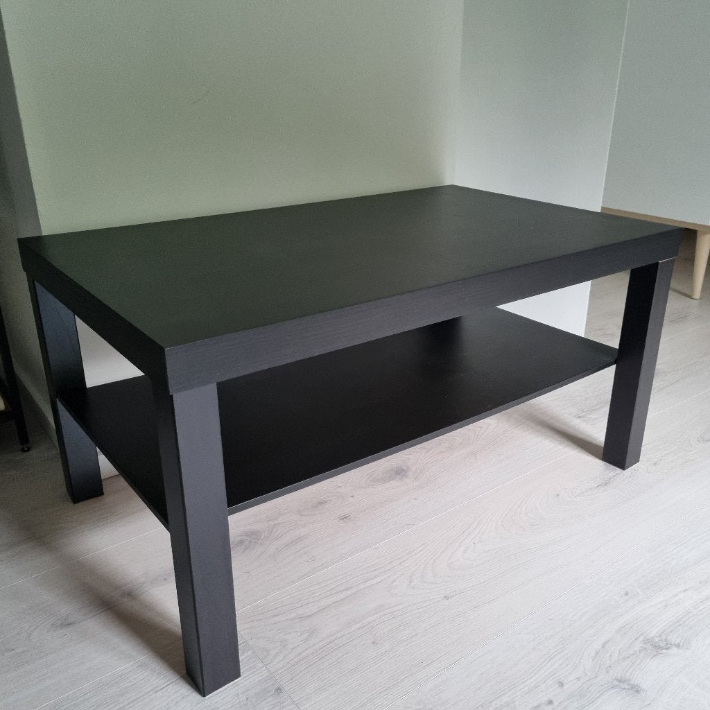Table basse noire, Maison & Meubles, 50 à 100 cm, Comme neuf, Enlèvement, 50 à 100 cm
