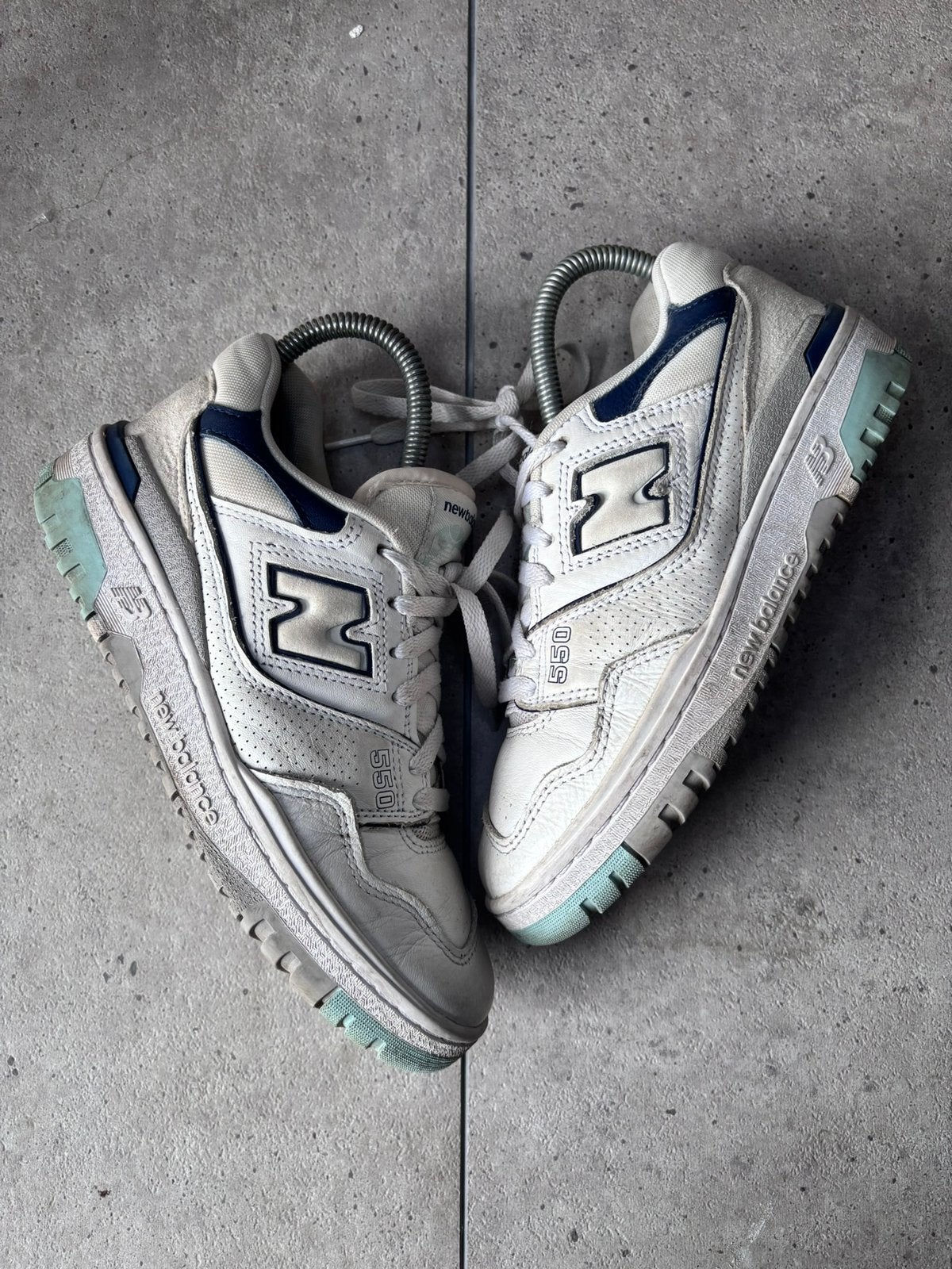 New Balance 550 Blanc Bleu 37, Vêtements | Femmes, Enlèvement ou Envoi, Sneakers et Baskets, Comme neuf, Blanc