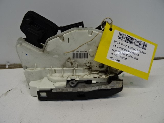 SERRURE DE PORTE ARRIÈRE DROITE Polo V (6R) (6R4839016A), Autos : Pièces & Accessoires, Utilisé, Arrière, Volkswagen