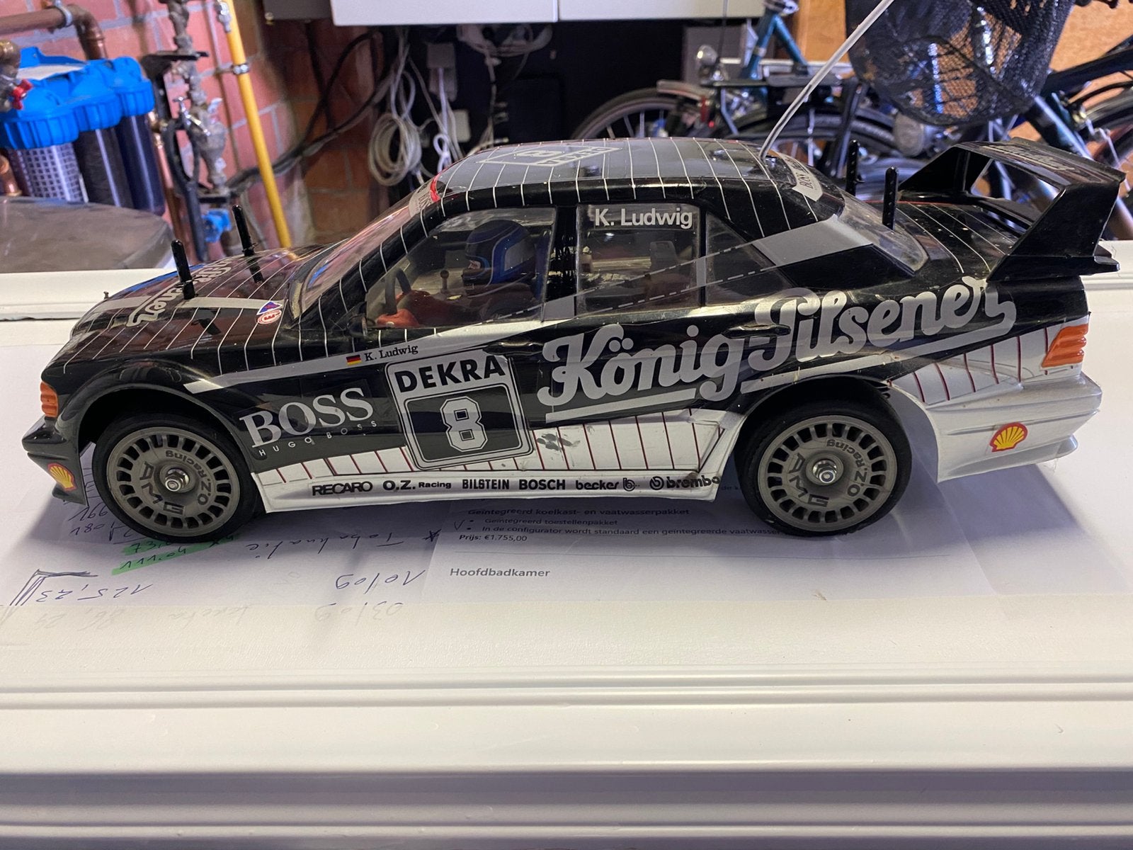 Tamiya radiogestuurde auto, Hobby & Loisirs créatifs, Échelle 1:8, Enlèvement, Électro, Comme neuf
