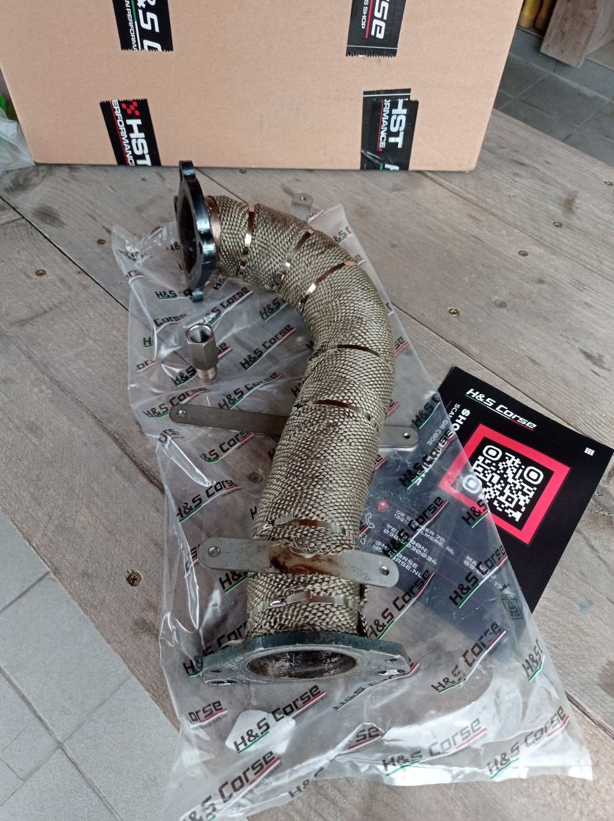Downpipe IHI turbo met faker, Enlèvement, Fiat