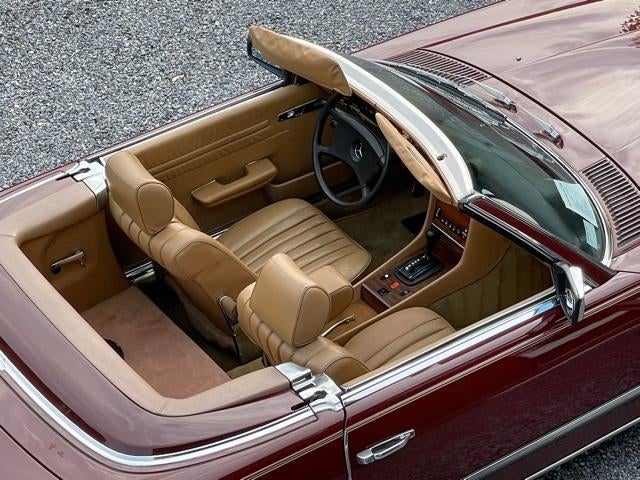 Mercedes 380 SL R107 Roadster Orient red 1983, foto 2