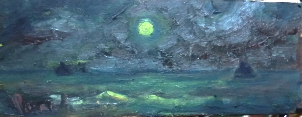 Constant Permeke '' Namiddag op zee '' olieverf op paneel, Antiek en Kunst, Kunst | Schilderijen | Klassiek, Verzenden, Expressionistisch