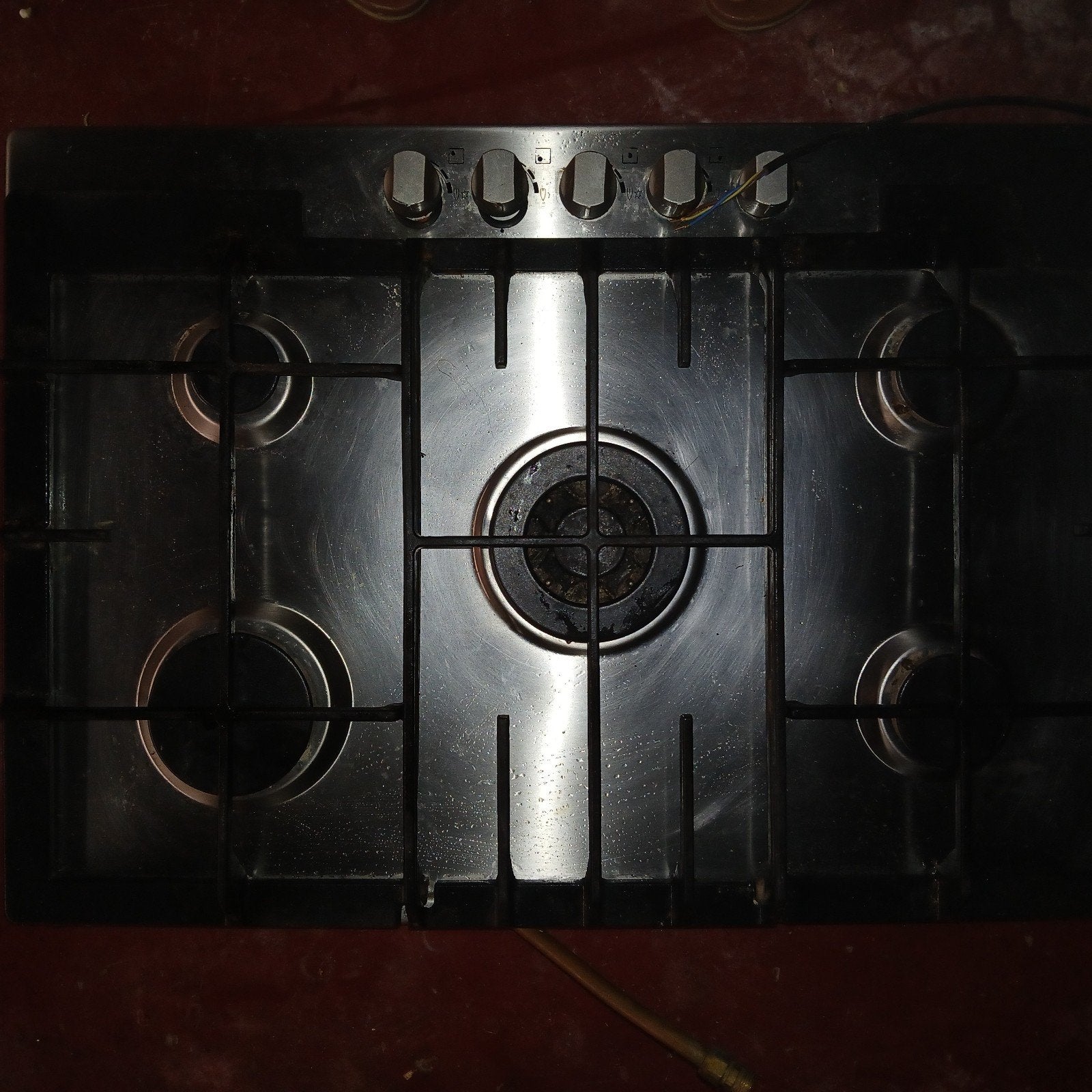 Zanussi vijf pit kookplaat op gas, Ophalen