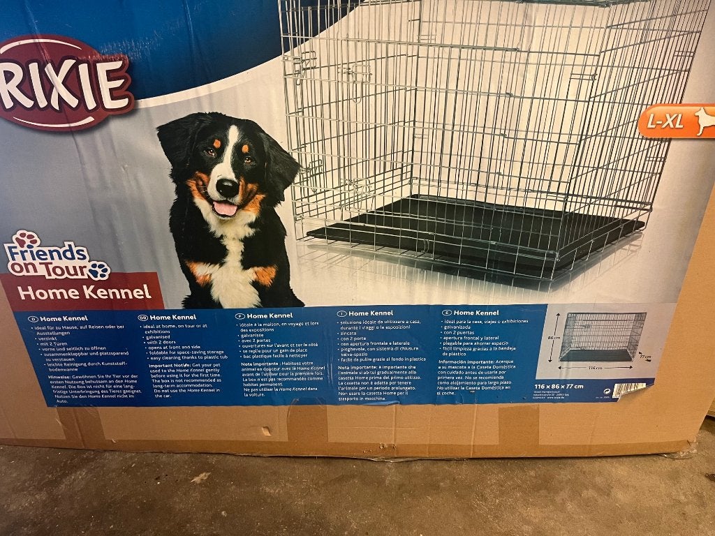 CAGE POUR GROS CHIEN, Enlèvement, Comme neuf