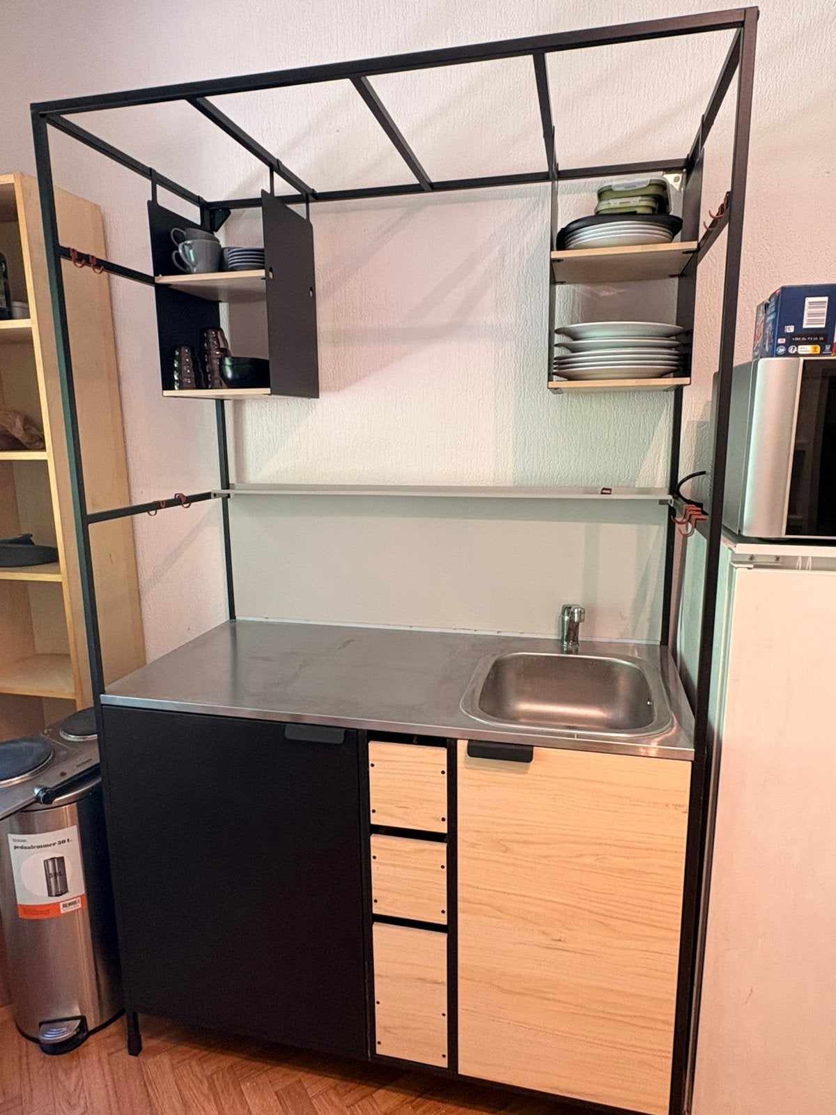 Kitchenette IKEA ASPINGE, Huis en Inrichting, Kasten | Vitrinekasten, Gebruikt, Ophalen