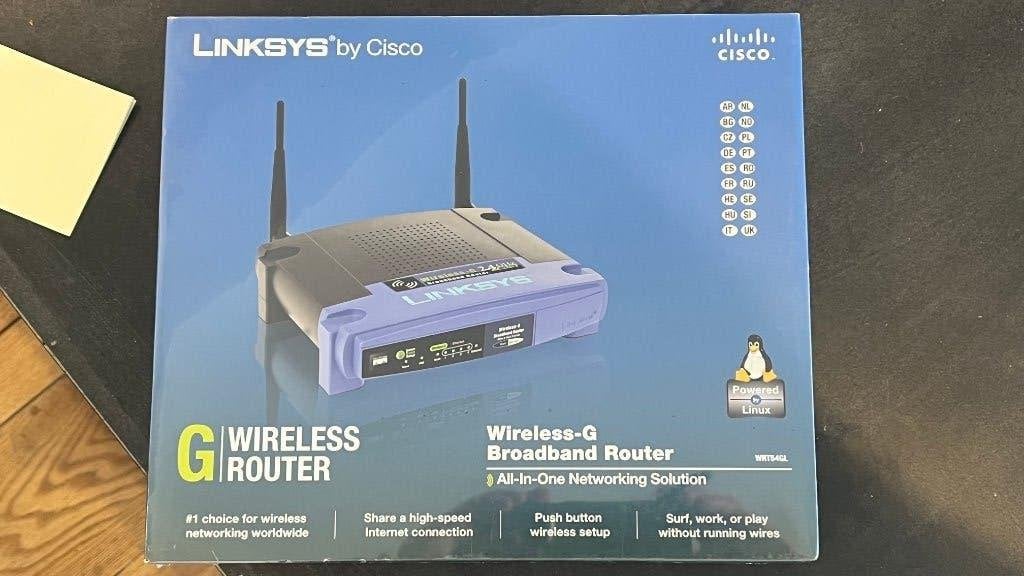 ROUTEUR WIFI LINKSYS WRT54GL, Computers en Software, Ophalen of Verzenden, Nieuw, Router, Linksys