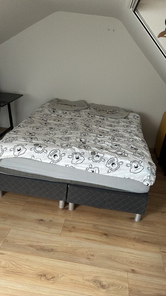 2 persoons bed, Huis en Inrichting, Ophalen, Overige materialen, Gebruikt, Tweepersoons
