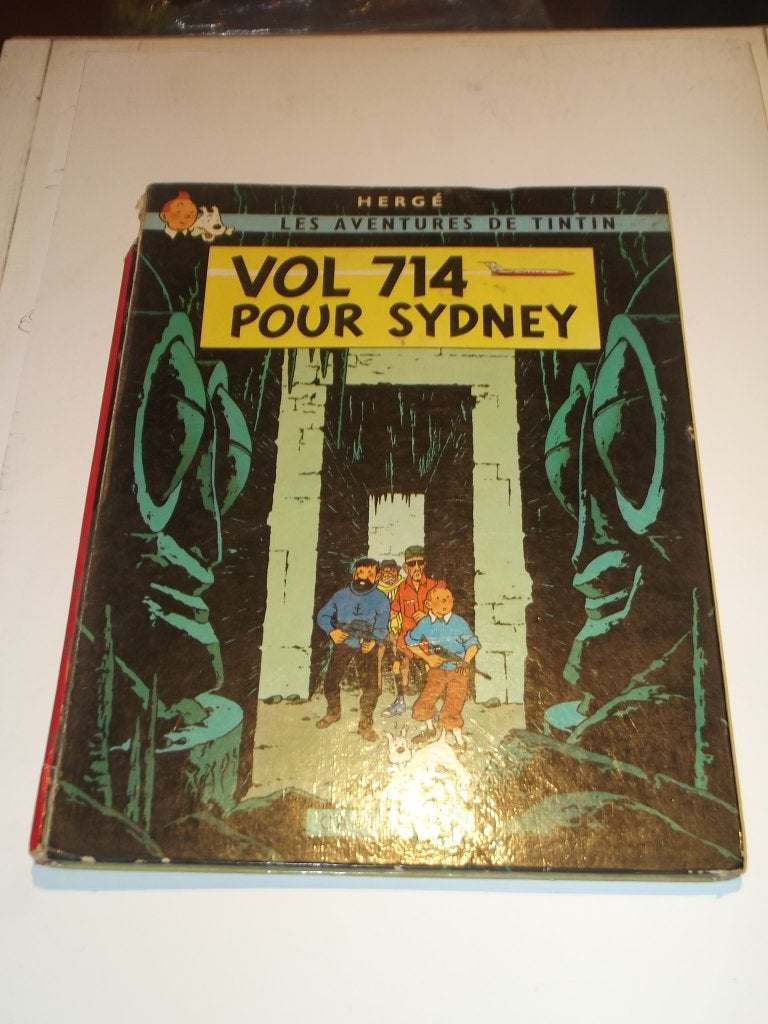 TINTIN - Vol 714 pour Sydney EO/1968, Livres, Une BD, Enlèvement ou Envoi, Utilisé, Hergé.